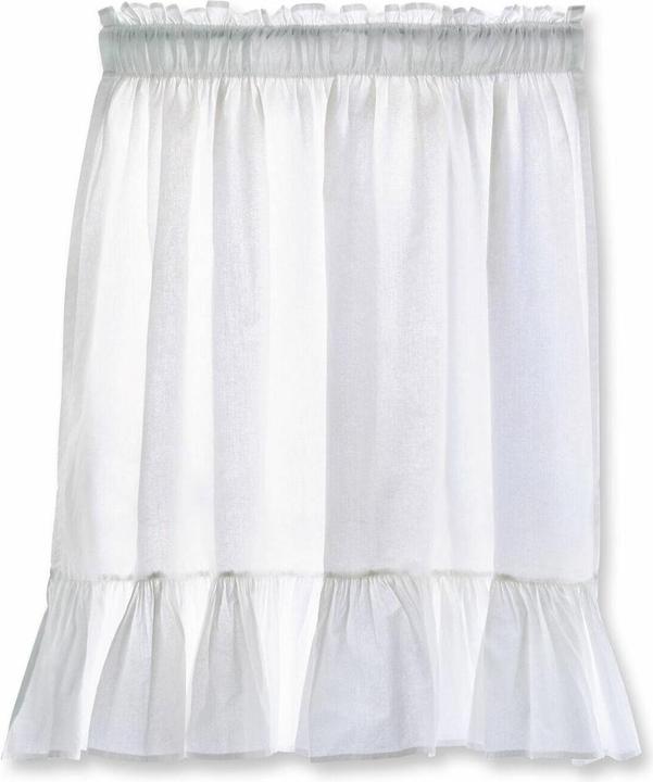 Produktbild Loberon Scheibengardine Tomé weiss (70 x 45 cm)