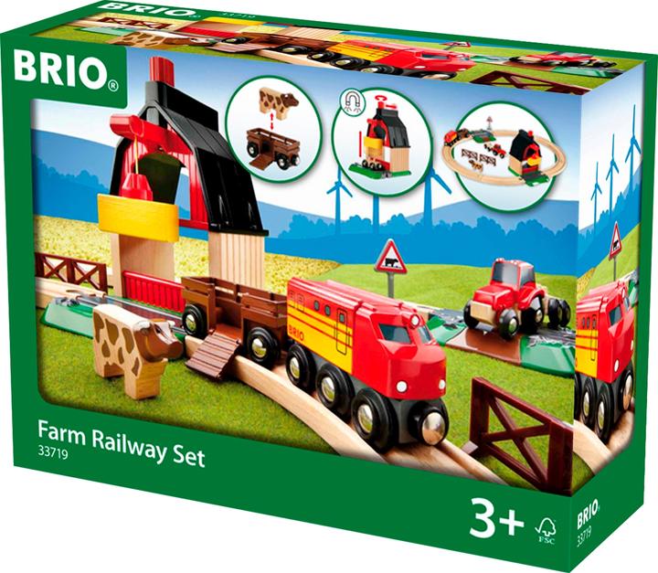 Actual product image Brio Train Farm Set