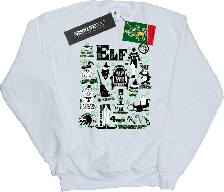 Elf Infographic Poster Sweatshirt (S)