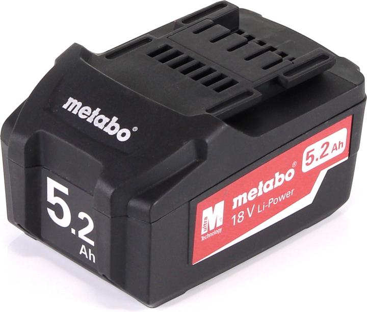 Produktbild Metabo Basis Set 3x Li-Power Akkupack 18 V 5,2 Ah CAS Li-Ion Akku ( 3x 625028000 ) + ASC 145 (18 V)