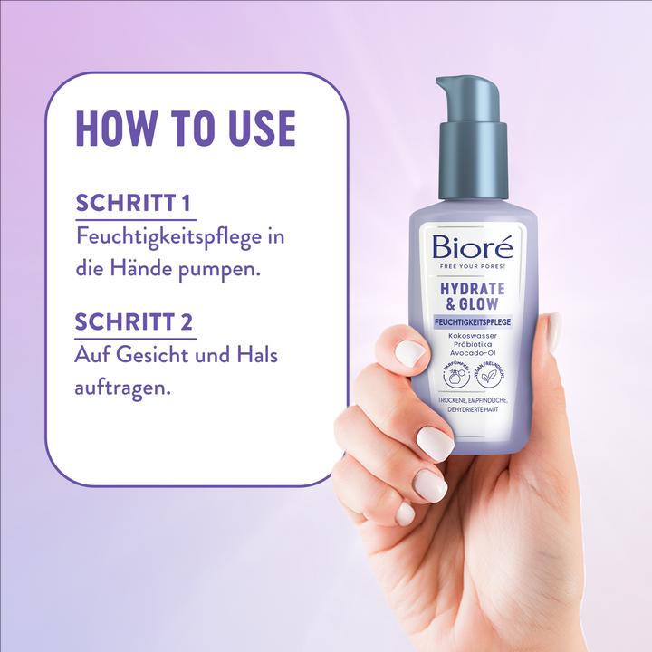 Produktbild Bioré Hydrate & Glow (100 ml, Tagescreme)
