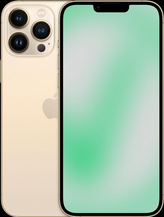 Produktbild Revendo iPhone 13 Pro Max (128 GB, Gold, 6.70", 16 Mpx, SIM + eSIM, D / Akzeptabel)