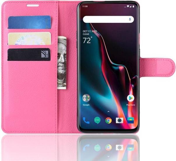 Actual product image MU Classic Litchi Leather Bookcover Series (OnePlus 7 Pro)