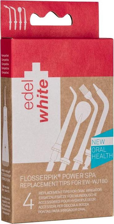 Immagine prodotto Edel + White Flosserpik WJ180 4 poin remplacement (Accessori per irrigatori orali)
