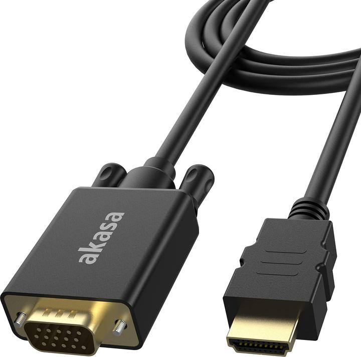 Produktbild Akasa mini HDMI (Typ C) — VGA| D-Sub15 (f) (2 m, HDMI, VGA)
