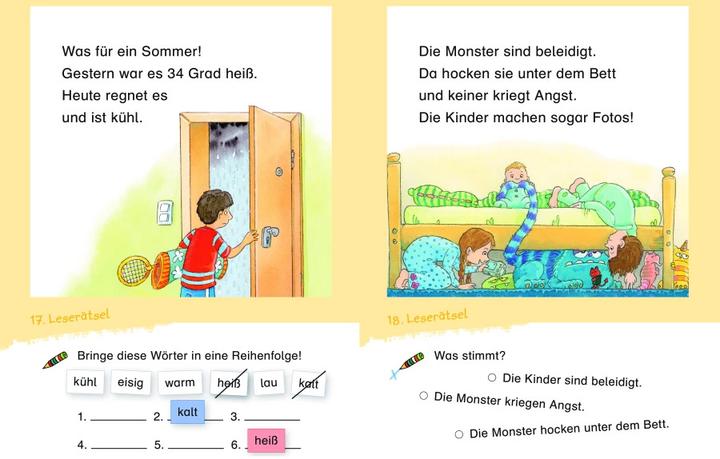 Produktbild Duden Leseprofi – Lustige Leserätsel für Erstleser, 1. Klasse (Deutsch, Susanna Moll, Sebastian Coenen, 2022)
