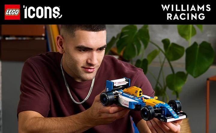 Immagine prodotto LEGO Williams Racing FW14B mit Nigel Mansell (10353, LEGO Icons)
