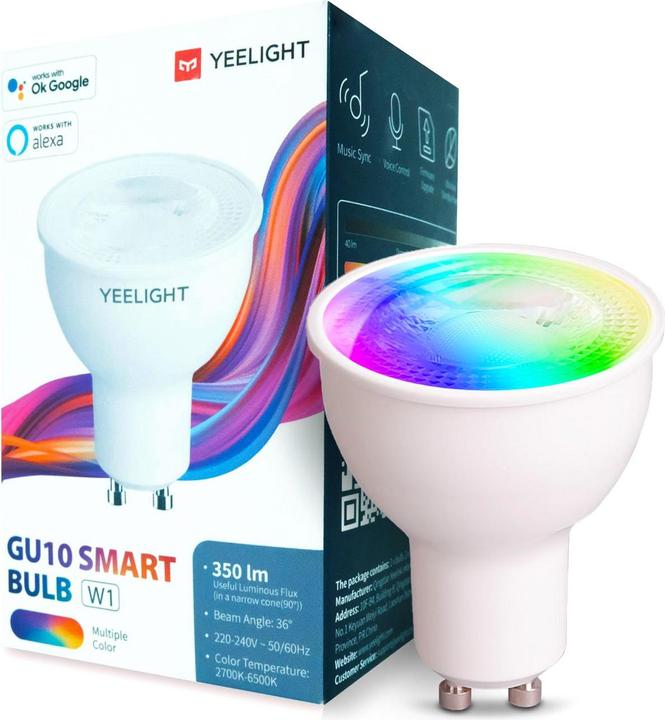 Actual product image Yeelight W3 (GU10, 4.50 W, 350 lm, 4 x, F)
