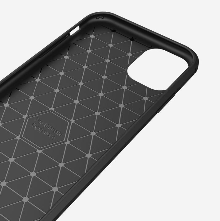 Image du produit Screenguard Apple iPhone 11 Étui en carbone brossé TPU souple (Apple iPhone 11)