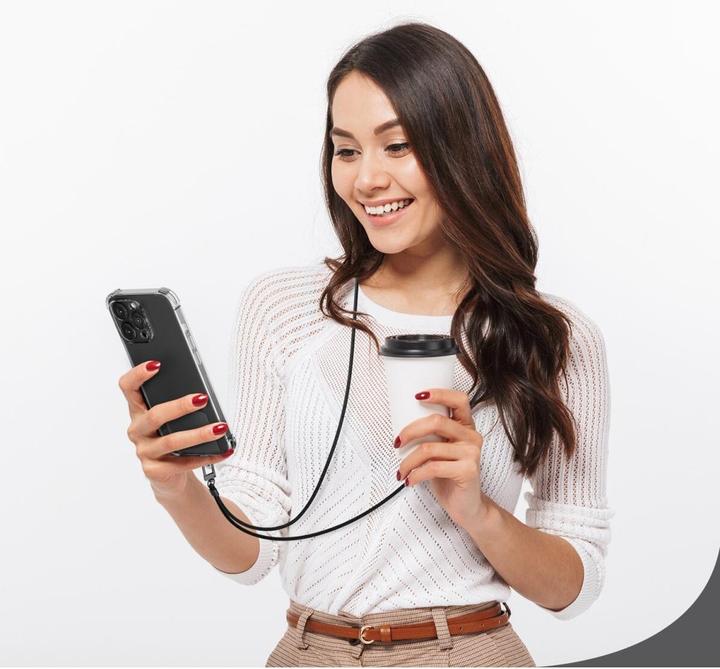 Actual product image 4smarts Universal mobile phone chain PhonoLace rose gold