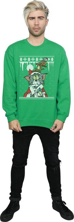 Immagine prodotto Tom & Jerry Christmas Fair Isle Felpa Uomo (XXL)