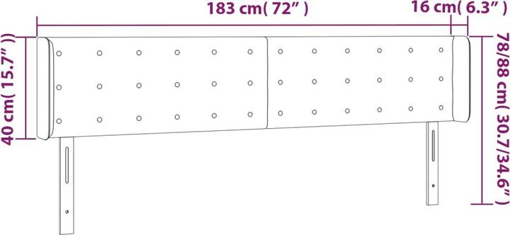 Actual product image VidaXL Ashley (83 x 16 x 128 cm)
