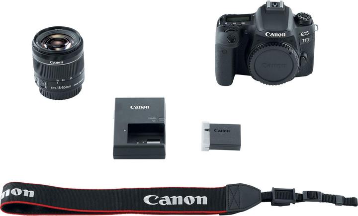 Actual product image Canon EOS 77D Kit (18 - 55 mm, 24.20 Mpx, APS-C / DX)