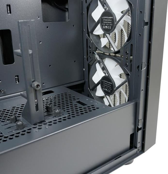 Actual product image LC-Power Case Micro-ATX 810B black USB3.2/Audio,without power supply (mATX, Mini-ITX, ATX, E-ATX)