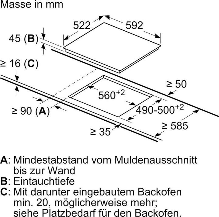 Immagine prodotto Bosch Hausgeräte HEG578BB3 & NKE611GA2E Herdset 230V