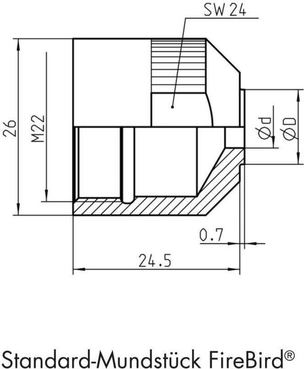 Actual product image Gesipa Mouthpieces (1 pcs.)