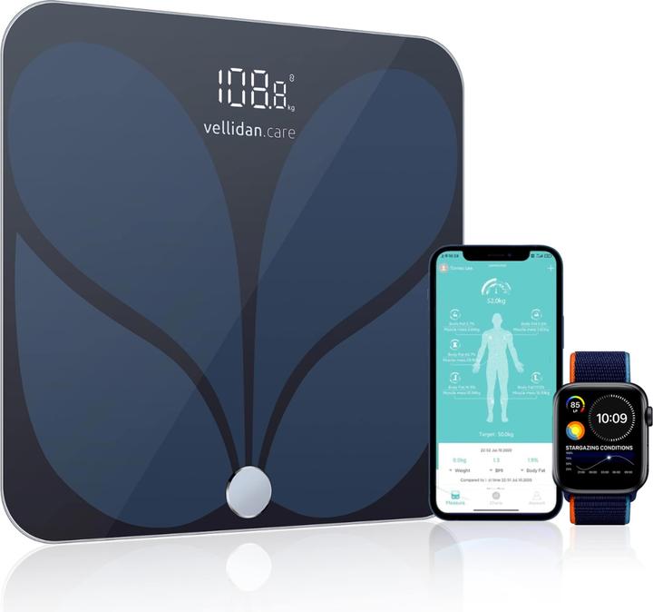 Image du produit Vellidan Échelle de graisse corporelle intelligente (180 kg)