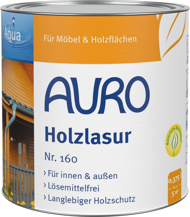 AURO Wood glaze Aqua (Grey, 0.75 l)