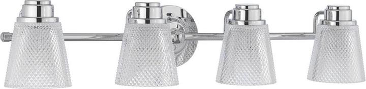 Actual product image Elstead Lighting Hudson LED wall light G9 4-fold polished chrome clear IP44 (1200 lm, G9)
