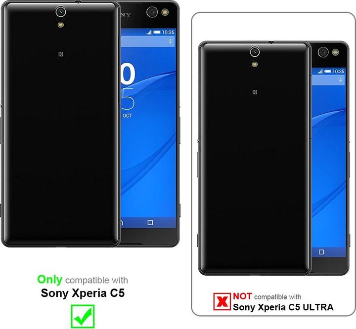 Image du produit Cadorabo Coque pour Sony Xperia C5 universel avec Clip (Sony Xperia C5)