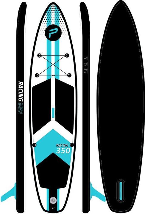 Produktbild Pure iSUP Racing 350x79x15 cm türkis/schwarz