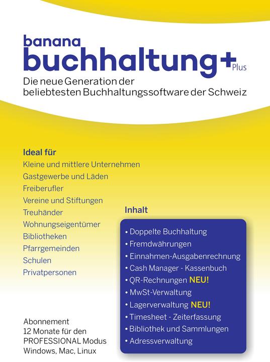 Produktbild Banana Buchhaltung Plus (12 Monate)
