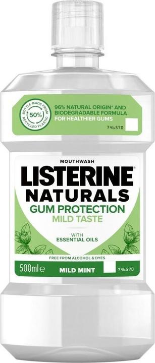 Immagine prodotto Listerine Naturals Gum Protection Collutorio dal gusto delicato (500 ml, Collutorio)