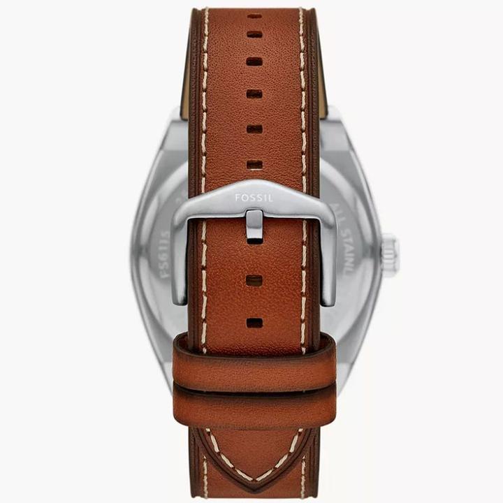 Image du produit Fossil EVERETT Heren Horloge 42 mm - Zilverkleurig (42 mm)