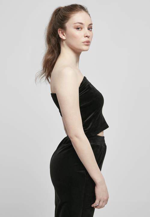 Immagine prodotto Urban Classics Top corto da donna in velluto (M)