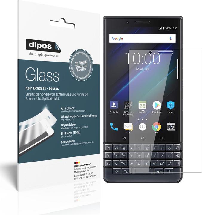 Actual product image Dipos Screen Protector Anti-Shock (1 Piece, Blackberry KEY2 LE)