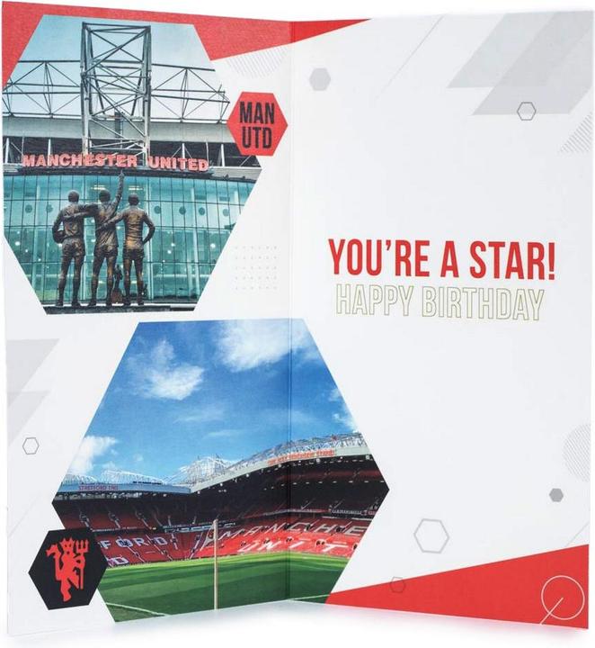 Actual product image Manchester United FC Super Son Birthday Card (1 pcs.)