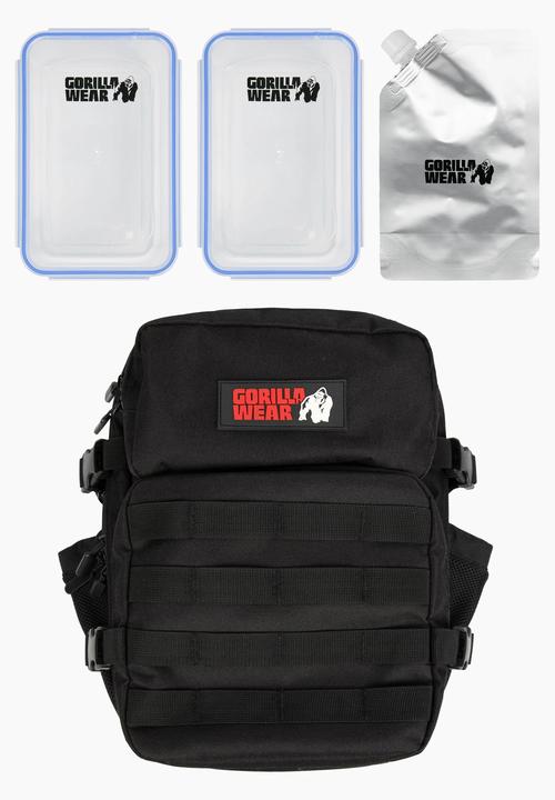Immagine prodotto Gorilla Wear Clyde Meal Bag - schwarz (25 l)