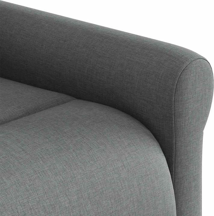 Immagine prodotto VidaXL Poltrona massaggiante in tessuto grigio scuro Poltrona TV massaggiante