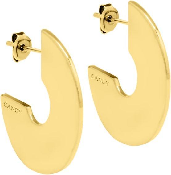 Candy Ohrringe Pera, 925 Sterling Silber, vergoldet (18k vergoldet, 925 Sterling Silber)