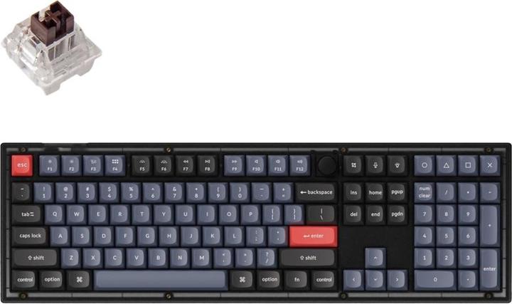 Actual product image Keychron V6 Knob Version (US, Cable)