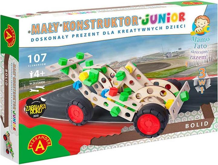 Alexander Set of constructions "Little Constructor Junior 3in1" - car