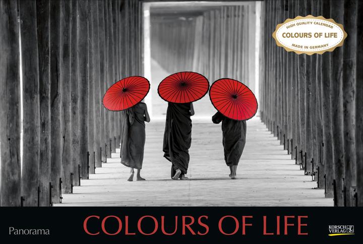 Produktbild Colours of Life 2025 (58 x 39 cm, Harter Einband, Deutsch)