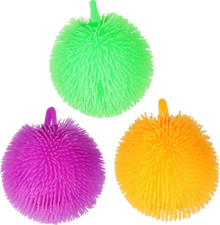 Toi-Toys Pufferz Squeeze Pufferball Neon, 8cm