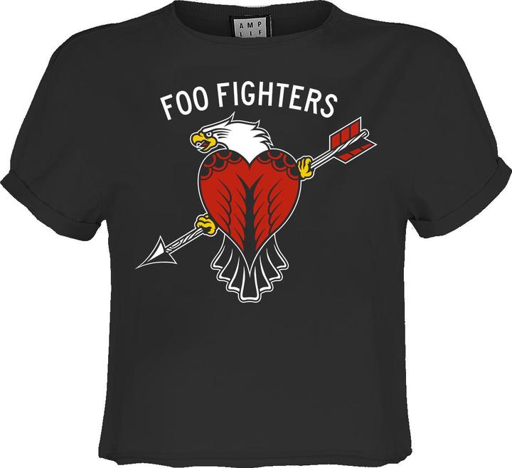 Amplified Eagle Tattoo Kurzes Top