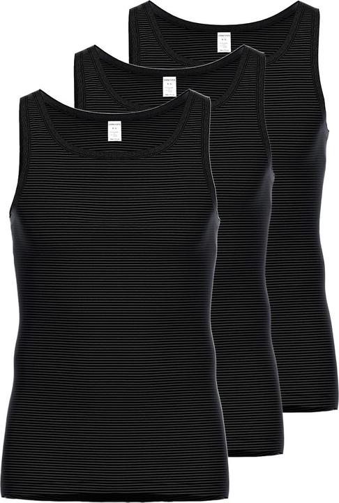 Image du produit Ammann Pack de 3 maillots de corps en jean à fines côtes / tanktops (XL)
