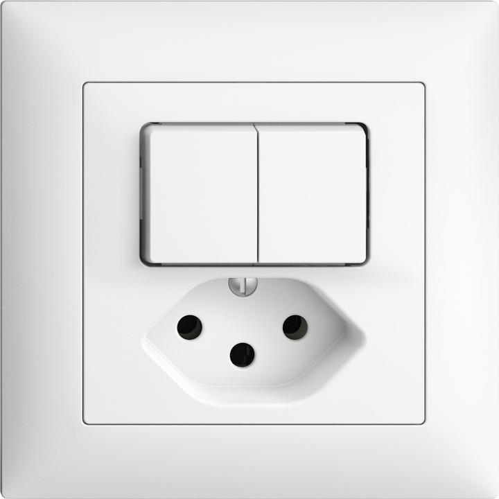 Feller Interrupteur combiné UP SCH1/3+3/1p.//T13 ws