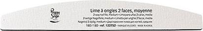 Peggy Sage 2-Way Nail File Medium File For Double Sided Claw 180/180 Crescent