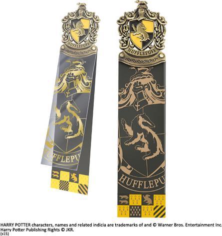 Produktbild Noble Collection Hufflepuff Lesezeichen Braun/Gelb/Schwarz
