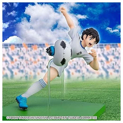 Actual product image Banpresto Statua Captain Tsubasa TWin Shoot Ball : Misaki 13 cm