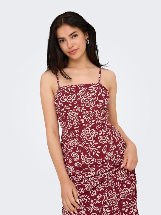 Actual product image Only Onljakiri Linen Strap Midi Dress Wvn (L)