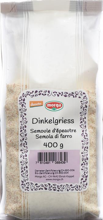 Produktbild Holle Dinkelgriess Bio Demeter (400 g)