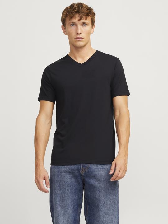 Immagine prodotto Jack & Jones Maglietta con scollo a V monocolore in confezione da 3 pezzi (L)