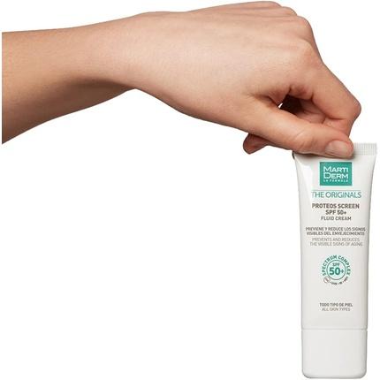 Actual product image Martiderm PROTEOS SCREEN SPF50 40 ML (Sun cream face, SPF 50, 40 ml, 40 g)