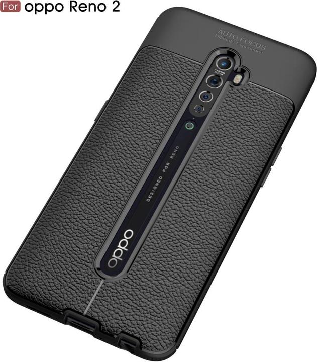 Produktbild Screenguard Oppo Reno2 Hülle Leather Design TPU Cover (Oppo Reno 2)
