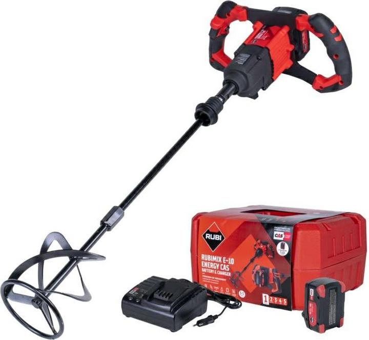 Produktbild Rubi RUBIMIX E-10 Energy CAS | 18 V | Incl. accu's en lader | In koffer - 26570